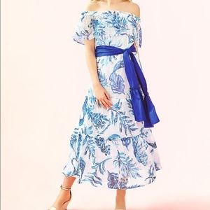 Lilly Pulitzer Sona Off The Shoulder Midi Dress